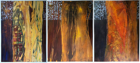 Triptych of Trees Brenda Free